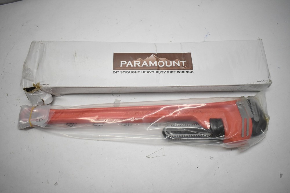 Paramount Tools 24" Straight Heavy Duty Pipe Wrench PAR-PWP-24 3" Pipe Capacity