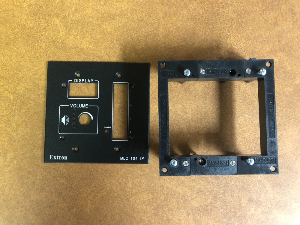 Extron MLC 104 IP PLUS Media Controller Black Face Plate