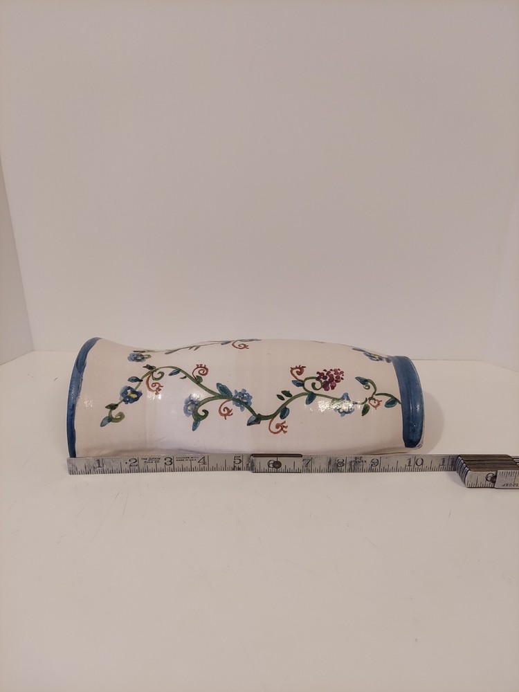Handmade Ceramic Wall Pocket Slab Built Planter Signed