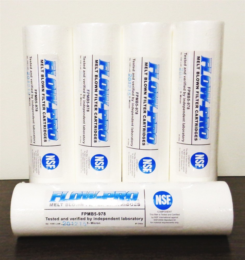 5pk Flow-Pro FPMB5-978 5-Micron Filter Cartridges