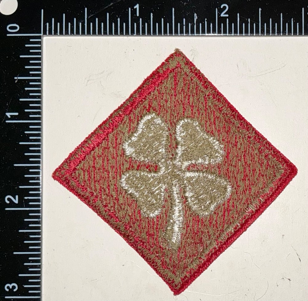 WWII US 4th Army GREENBACK Patch