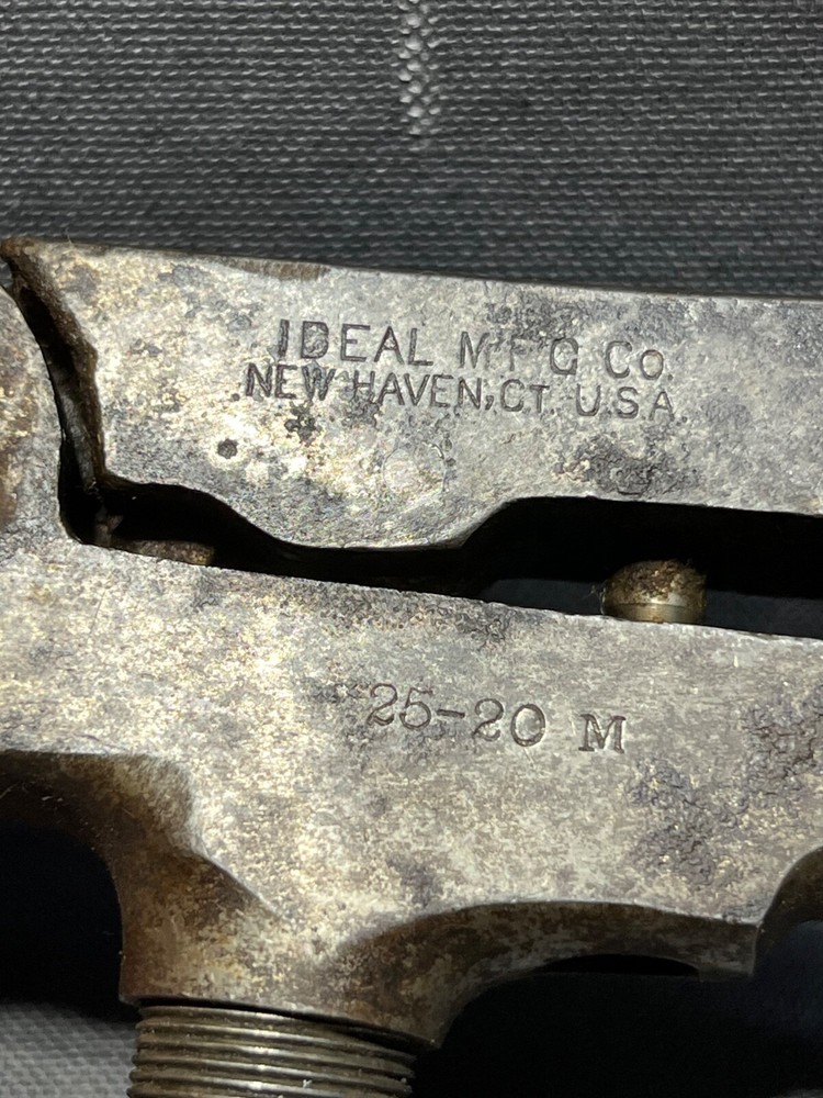 Ideal MFG Company, Vintage Reloading Tool, 25-20 Caliber