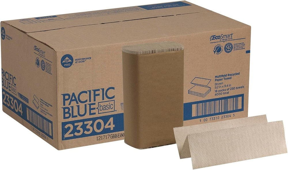 Pacific Blue Basic Recycled Multifold Paper Towels (Previously branded