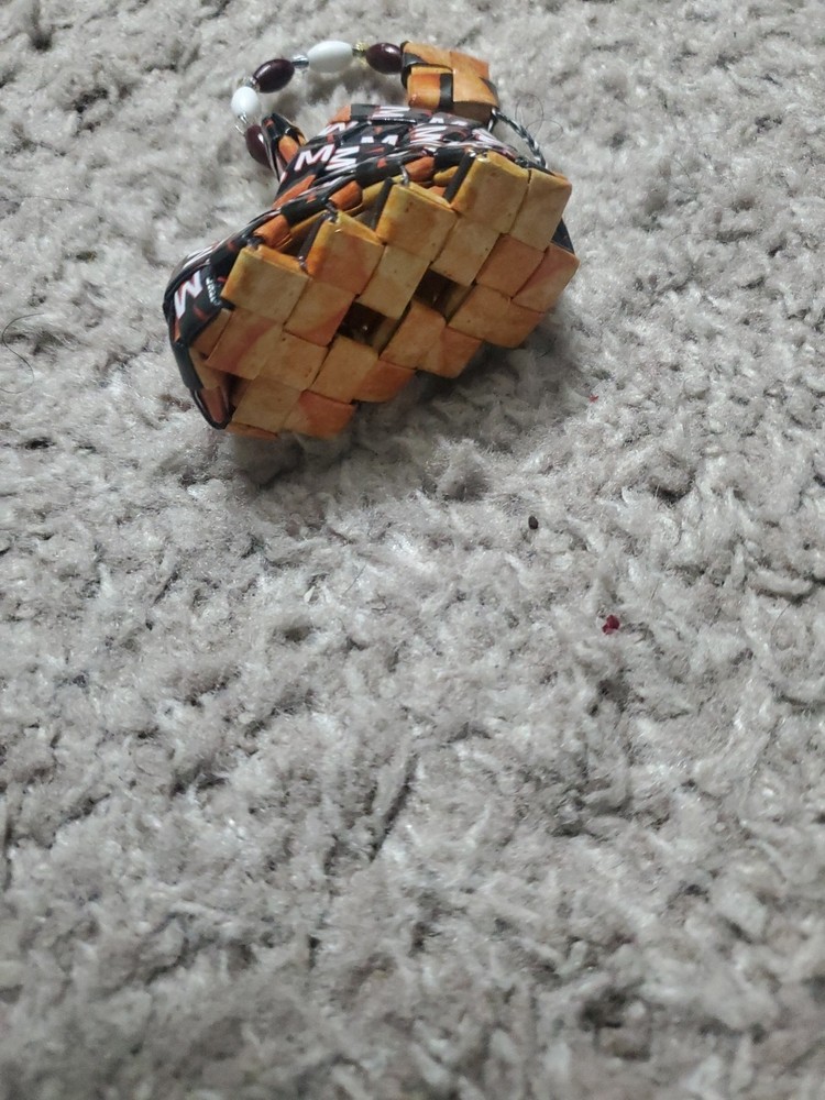 hand-woven shoe