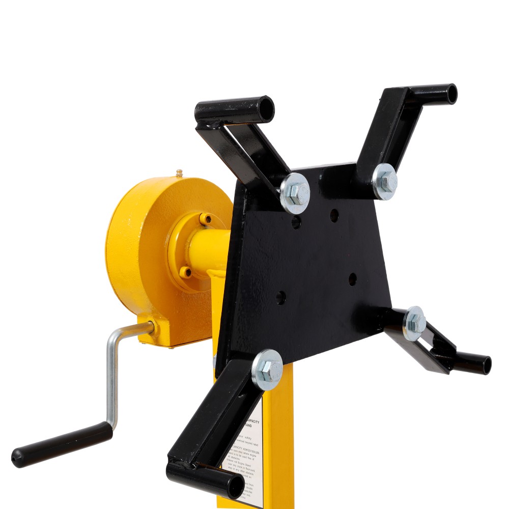 1000lbs Folding Engine Stand, Geared Rotating Head 360° Adjustable Mounting Head