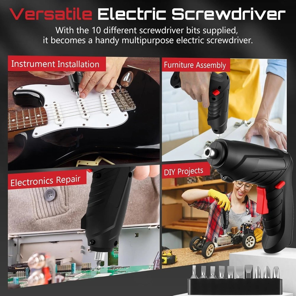 Guitar Tool Set, Electric String Winder, String Cutter, Bridge Pin Puller, 200RP