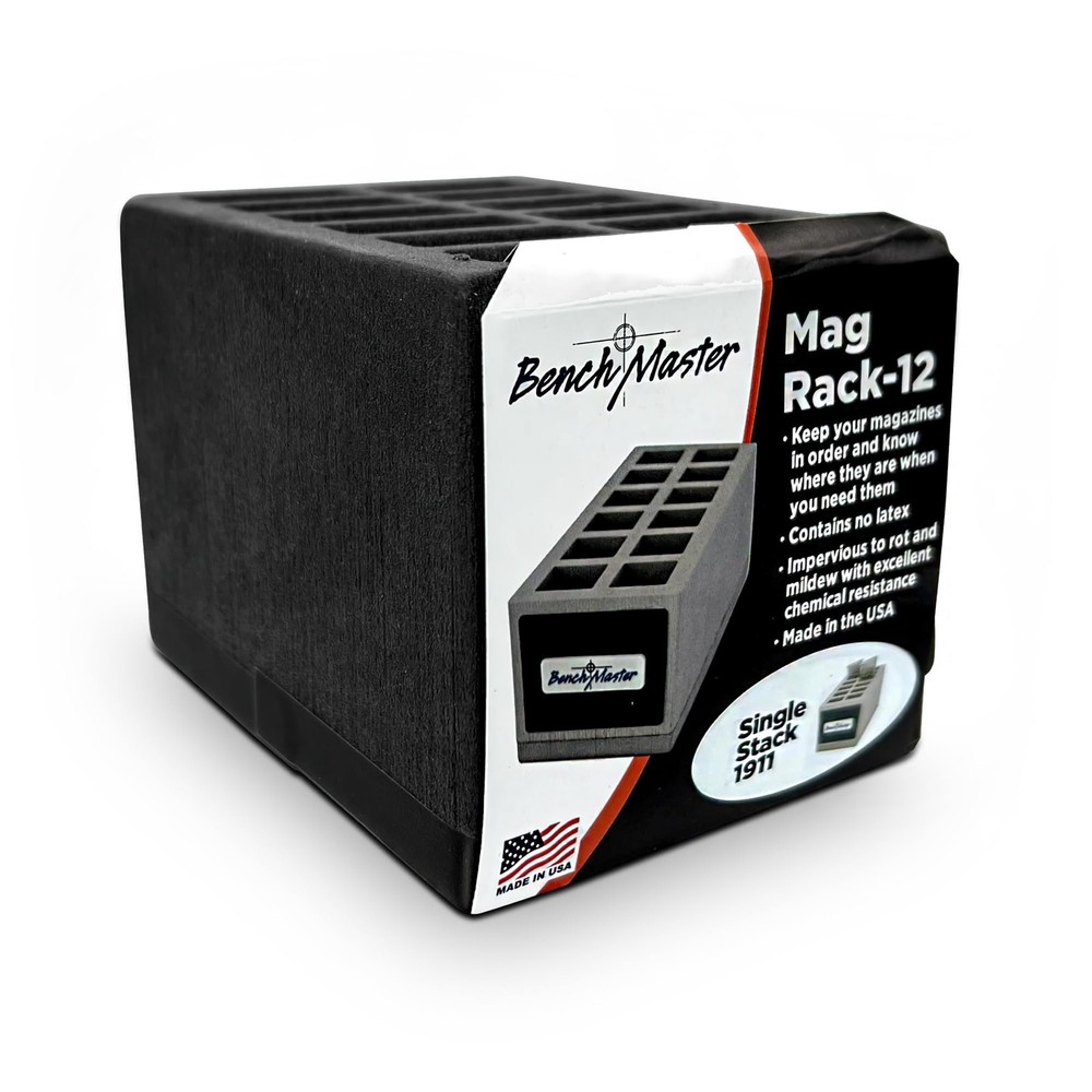 - Weapon Rack - Single Stack 1911 Magazine Rack - 12 Unit - Gun Safe Storage ...