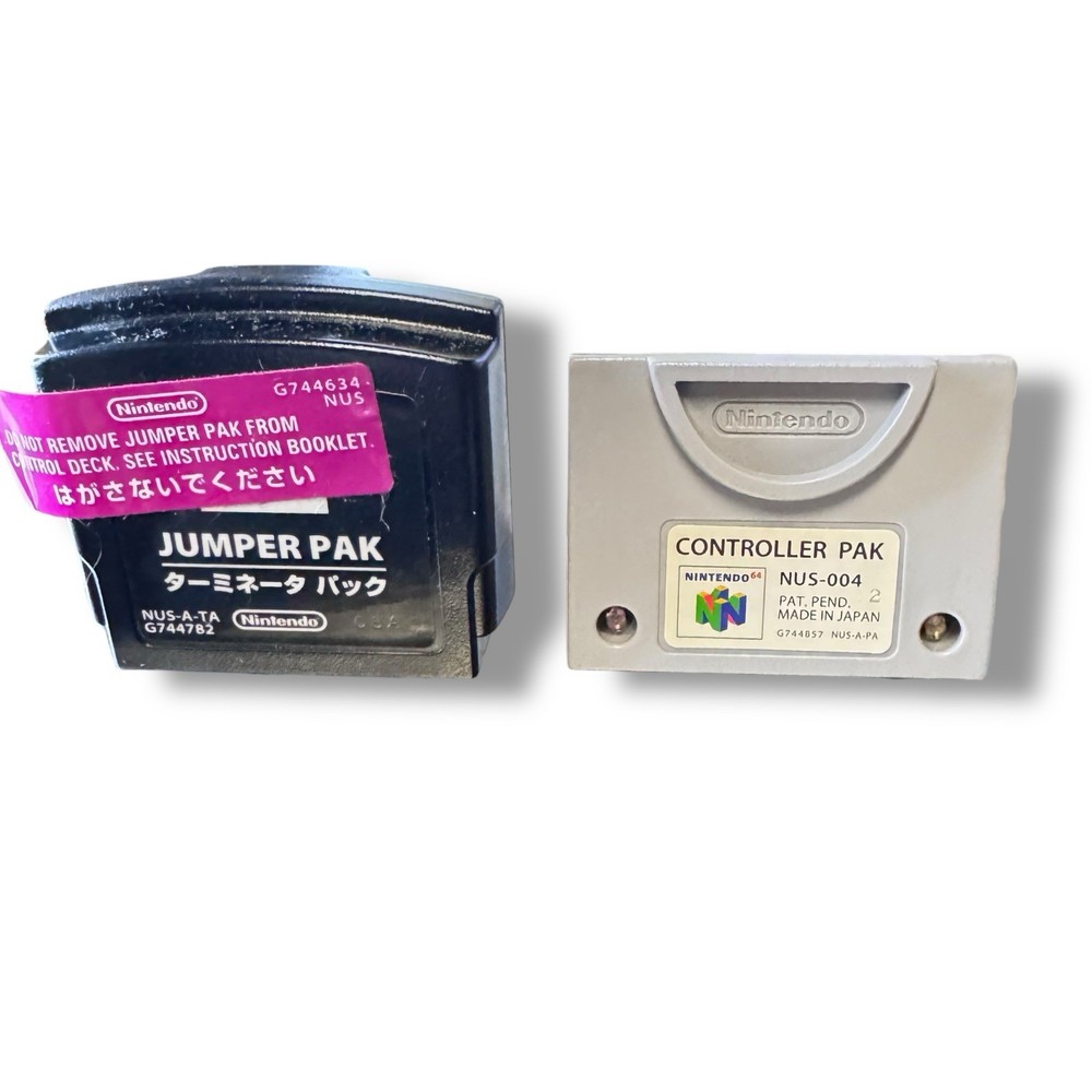 Nintendo 64 OEM Jumper Pak & Controller Pak OEM Lot
