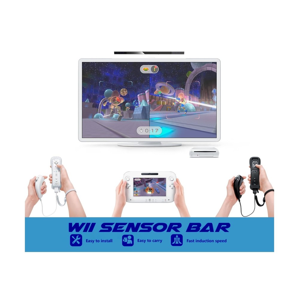 Wii Sensor bar, Wired Infrared Sensor Bar for Wii, Replacement Wired Infrared...