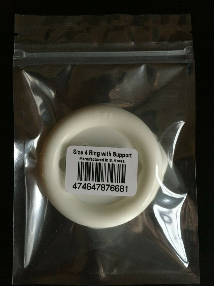 Size 4 Ring Pessary with support, Prolapse, Silicone
