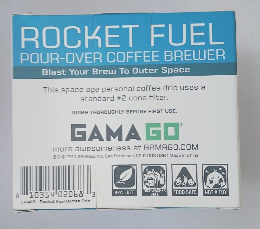 GamaGo Rocket Fuel Pour Over Coffee Brewer