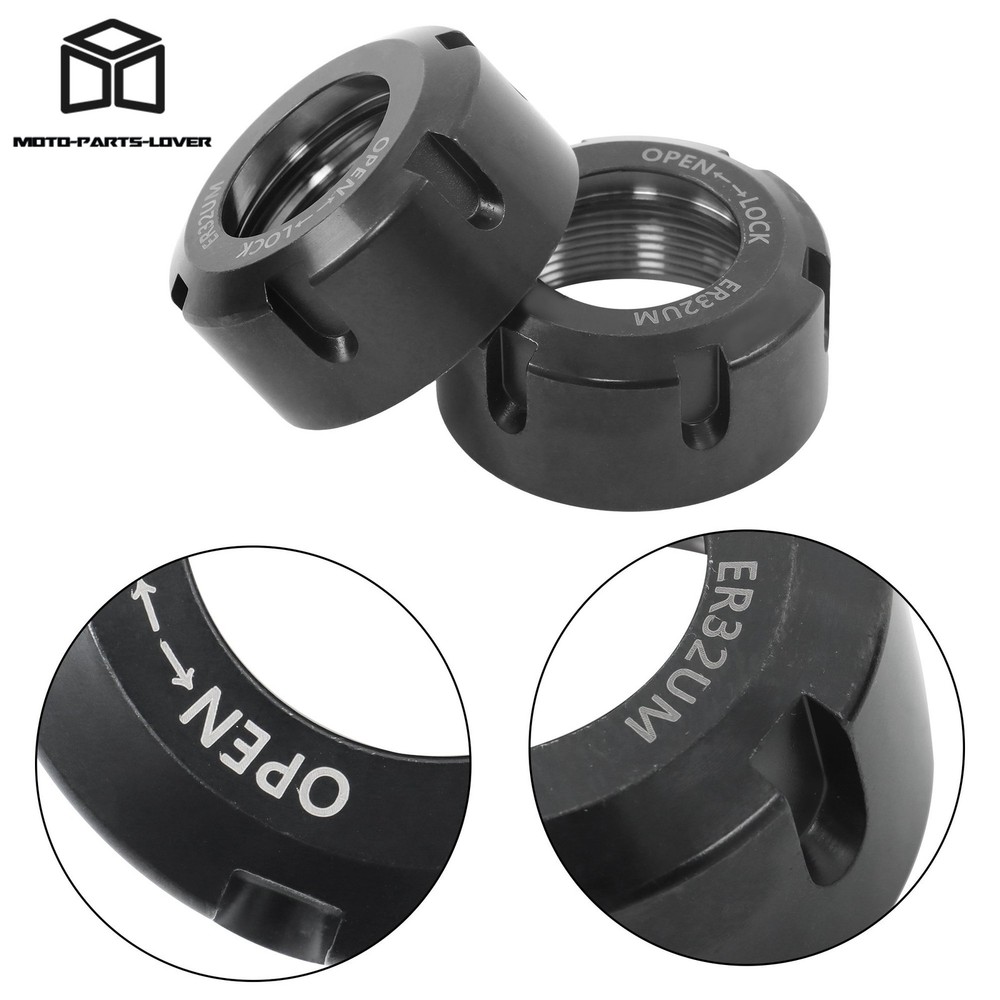 ER32UM Precision Collet Nut 2pc for High Speed CNC Tool Holder
