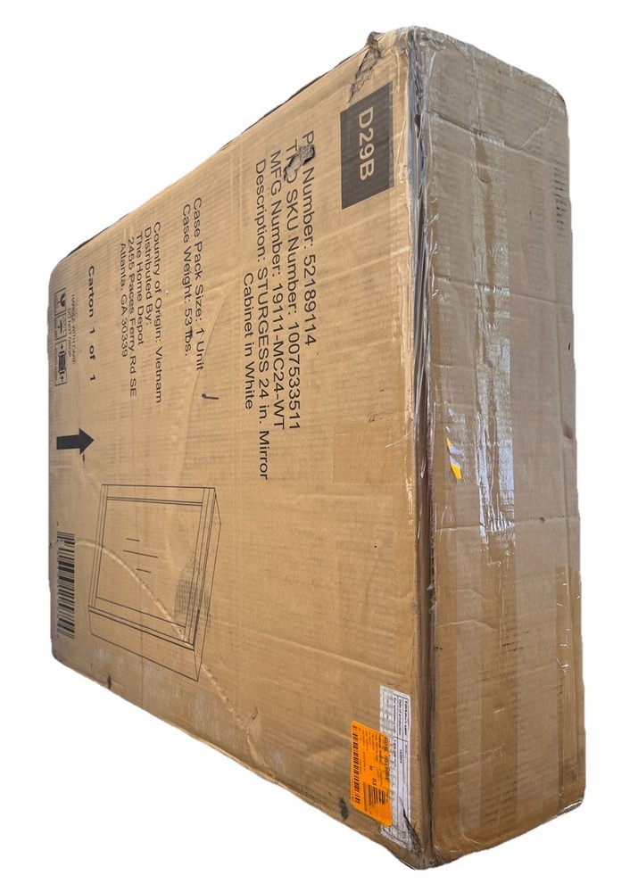Home Decorators Sturgess 24" W x 32" H Rectangular Medicine Cabinet