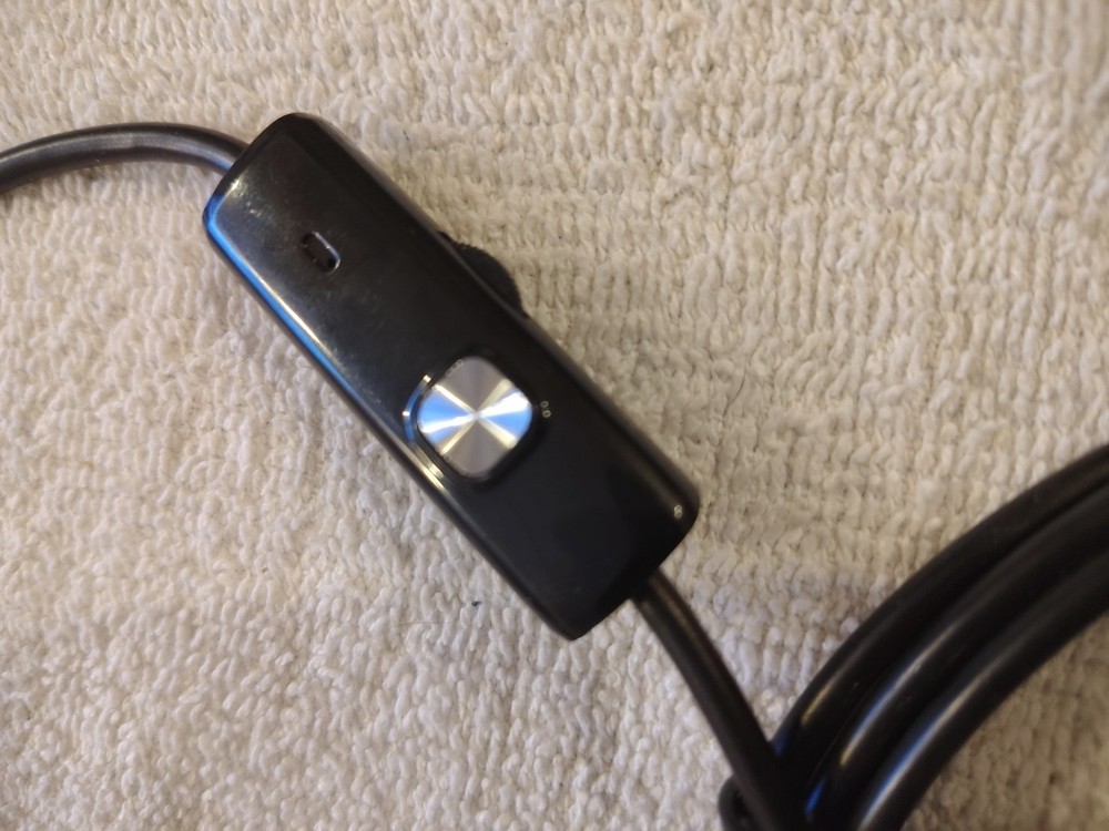 10' Video Camera Snake With Lights, See Around Corners,Under Doors, In Cracks.