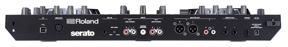 Roland DJ-505 DJ Controller with Serato DJ Pro CABLE KIT