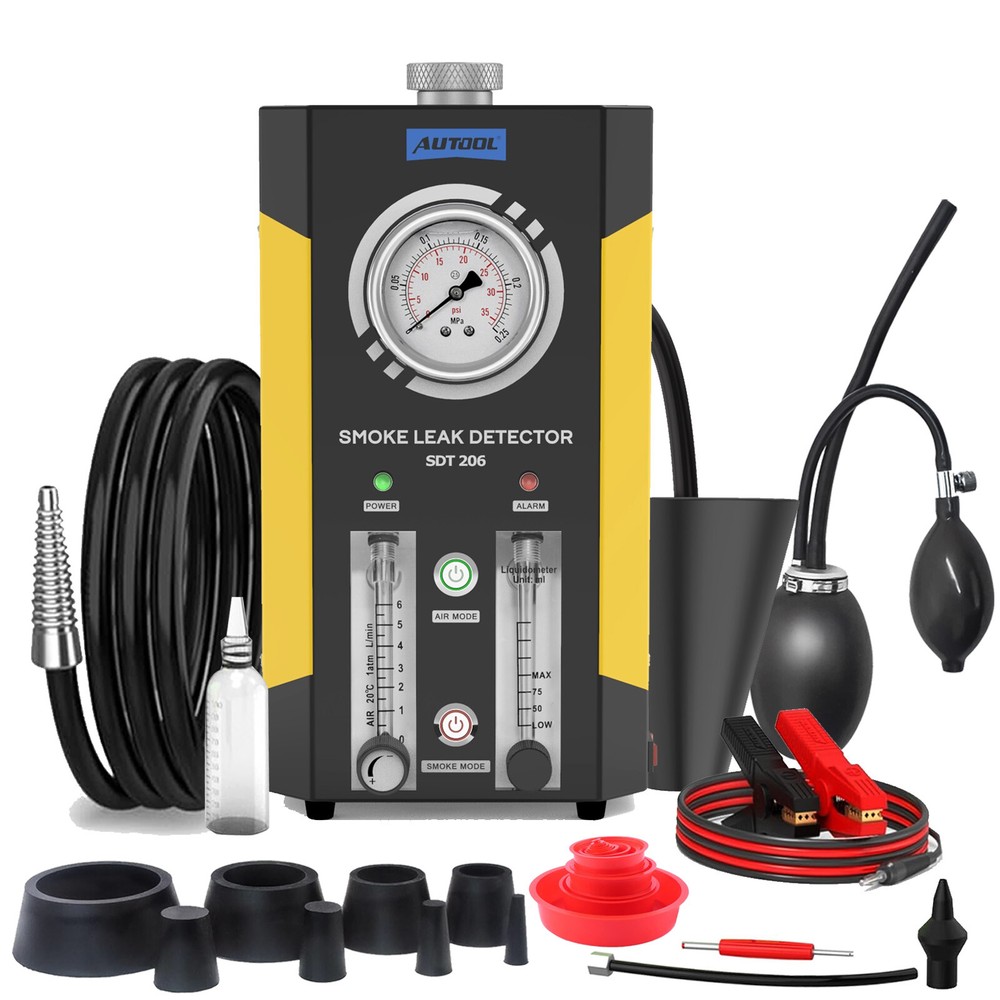 EVAP Smoke Machine Vacuum Diagnostic Fuel Pipe Leak Detector 2 Working Modes