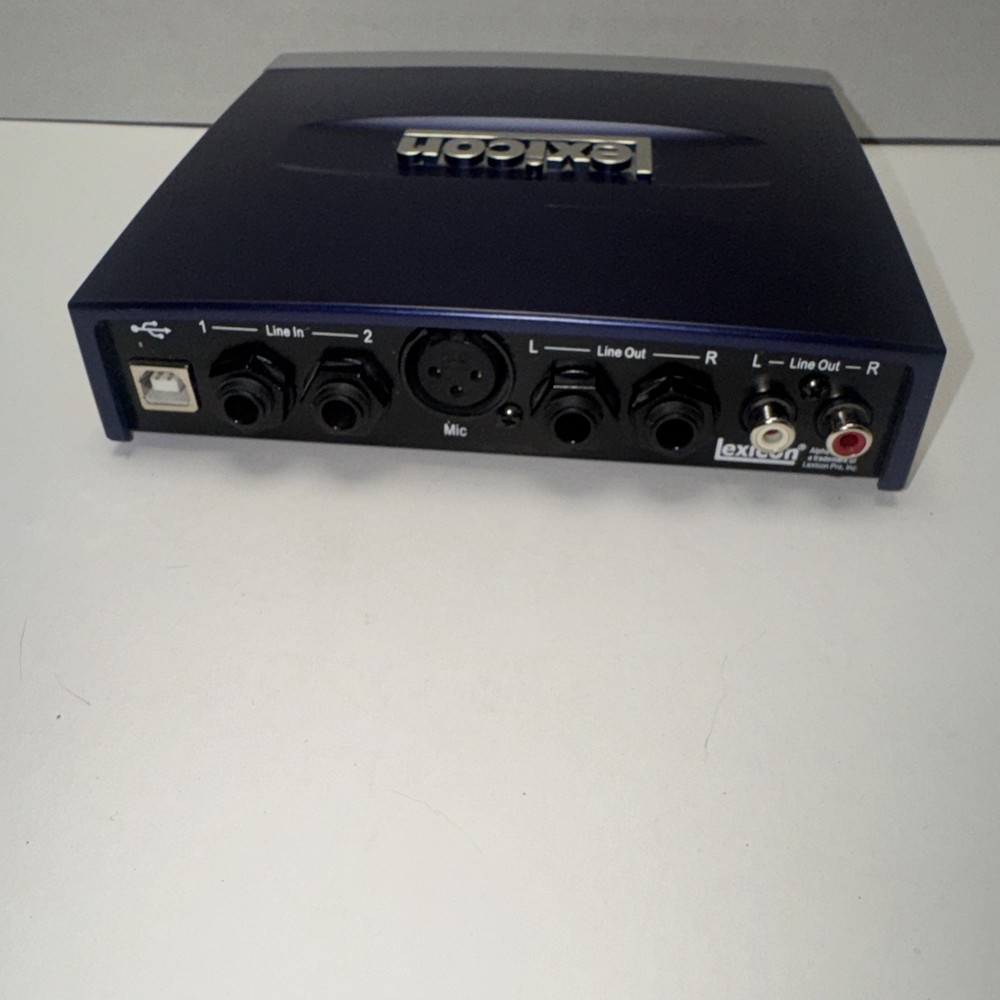 LEXICON Alpha™ Desktop Recording Studio 2x2x2 (2-Input, 2-Bus, 2-Output)