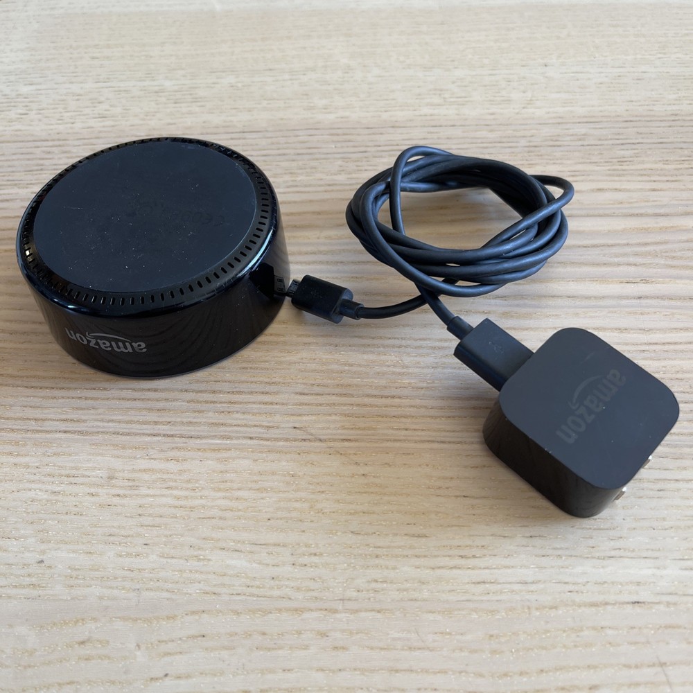 Amazon Echo Dot (2nd Generation) Smart Speaker Cord & Plug Black Works!