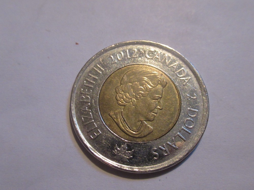 CANADA 2012 $2 COIN HMS SHANNON A NICE COIN