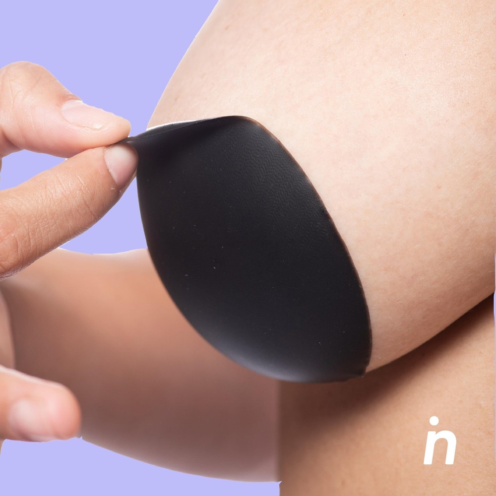 NIPSKIN Bare It All Ultra-thin, Adhesive, And Cup Size A-B (Medium), Black