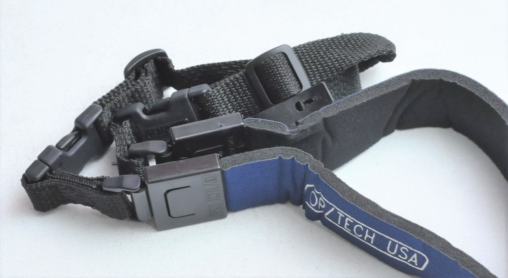 Op Tech Foam Neoprene Soft Padded Camera Strap Blue