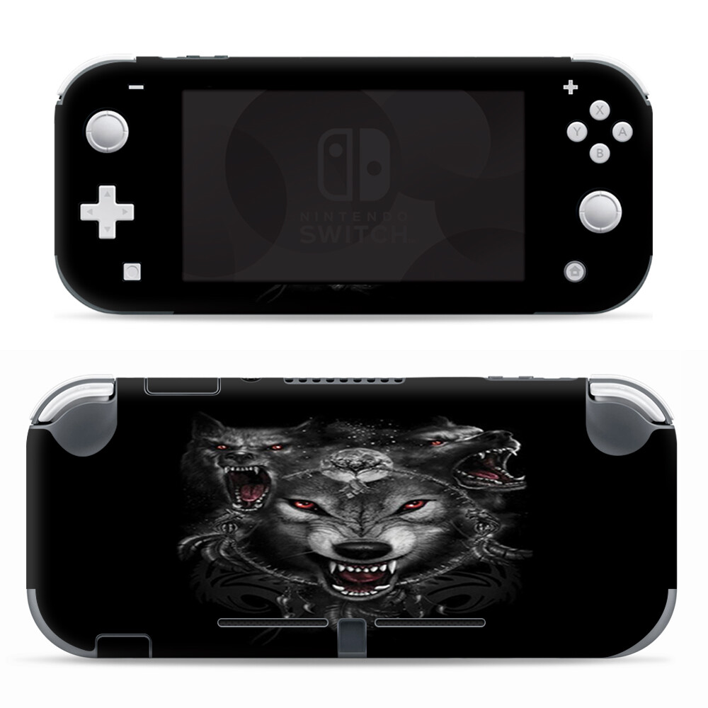 Skins Decals wrap for Nintendo Switch Lite - Angry Wolves Pack Howling