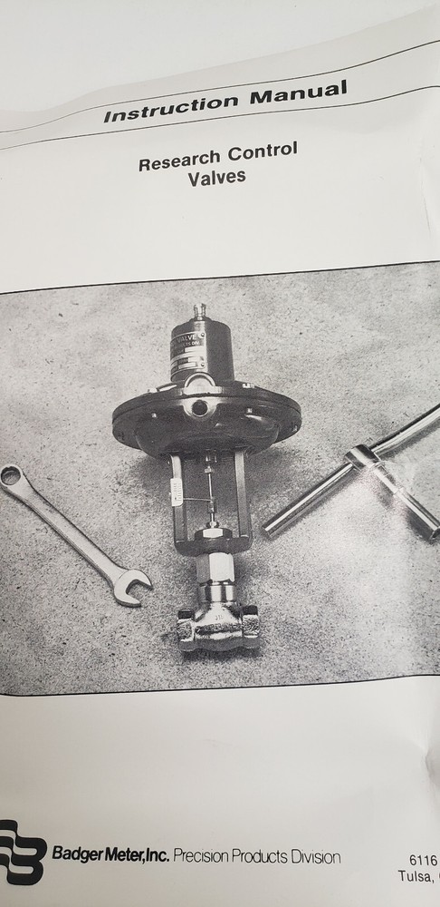 Research Control Valve - Needle Valve Disk