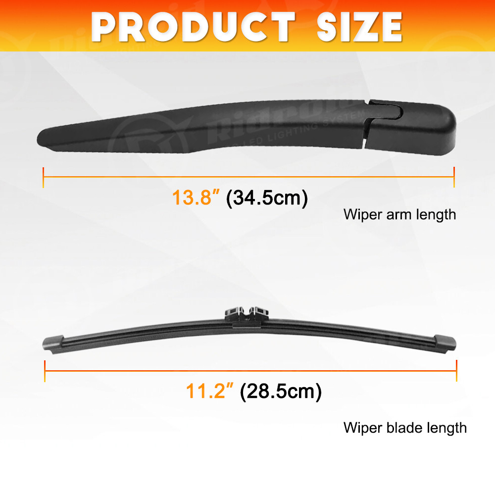 Rear Windshield Wiper Arm & Blade for Ford Explorer 2011-2019 Windscreen Wiper