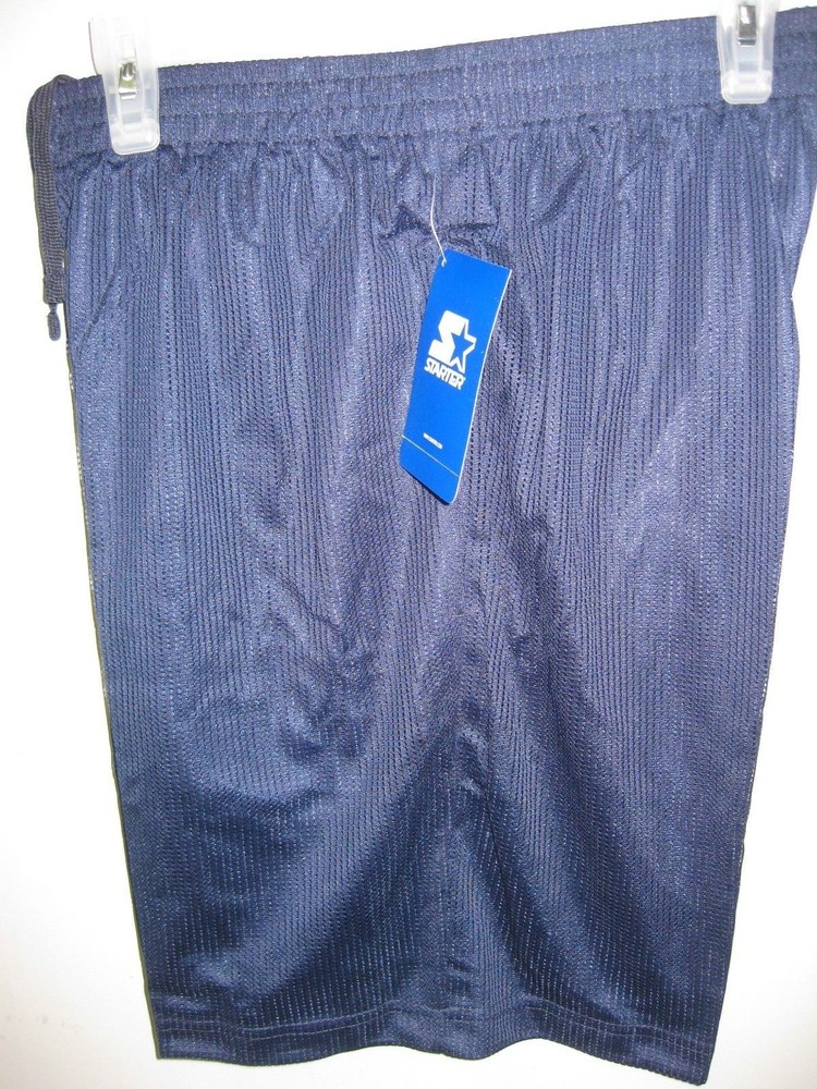 Starter Men's Active Mesh Short Dark Navy; Many Sizes!!