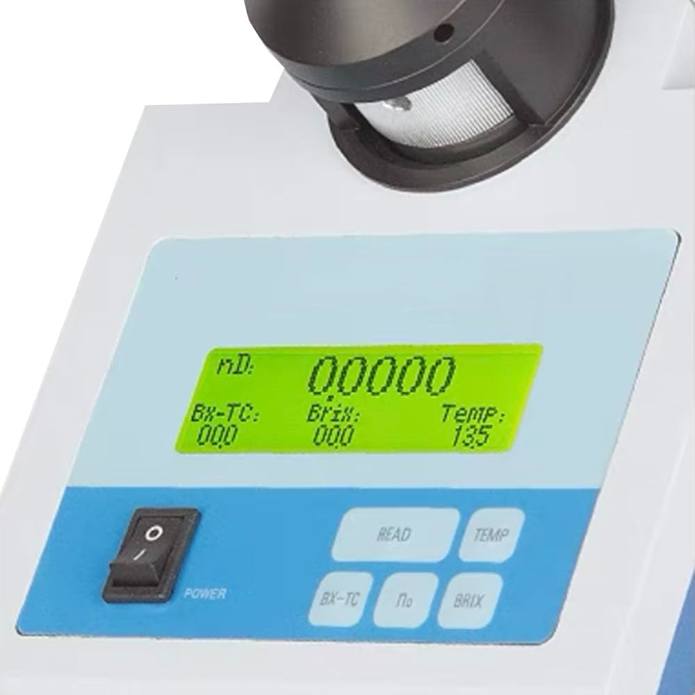 Digital ABBE Refractometer with Refractive Index 1.3000-1.7000nD RS232 Interface