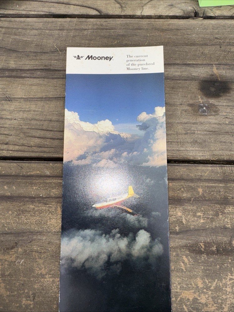 1969 Mooney Brochure Line Card