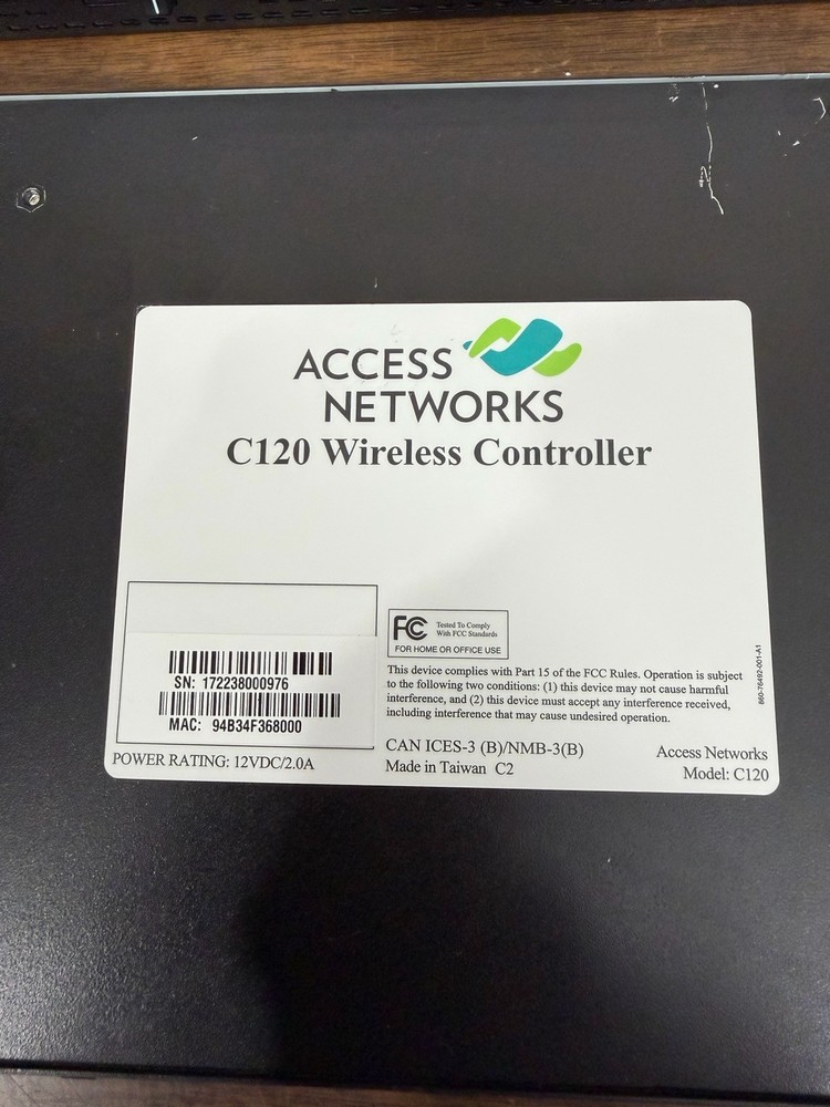 Access Networks C120 Wireless Controller - Lot Of 3 Items Untested