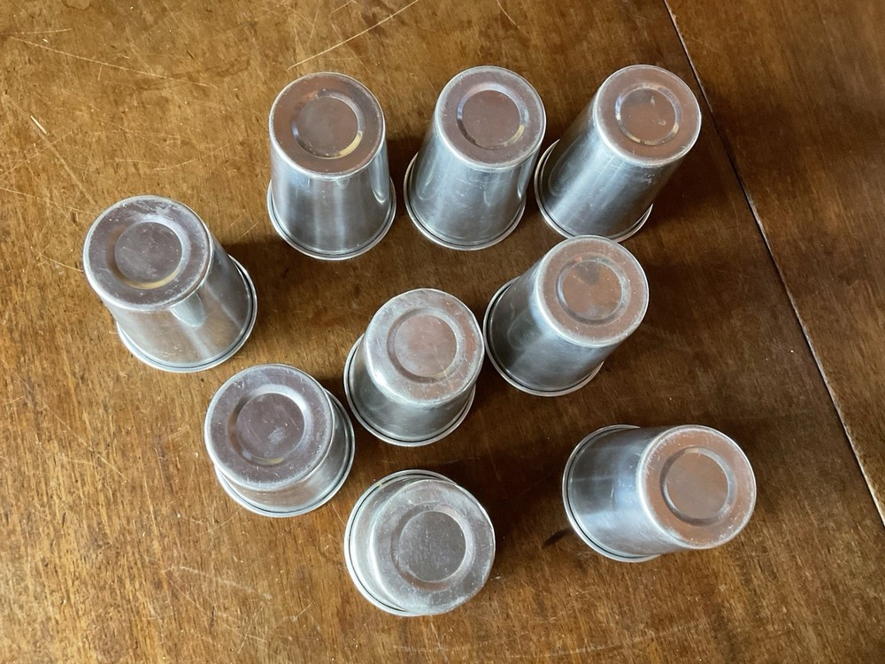 Set 9 Aluminum Camping Cups