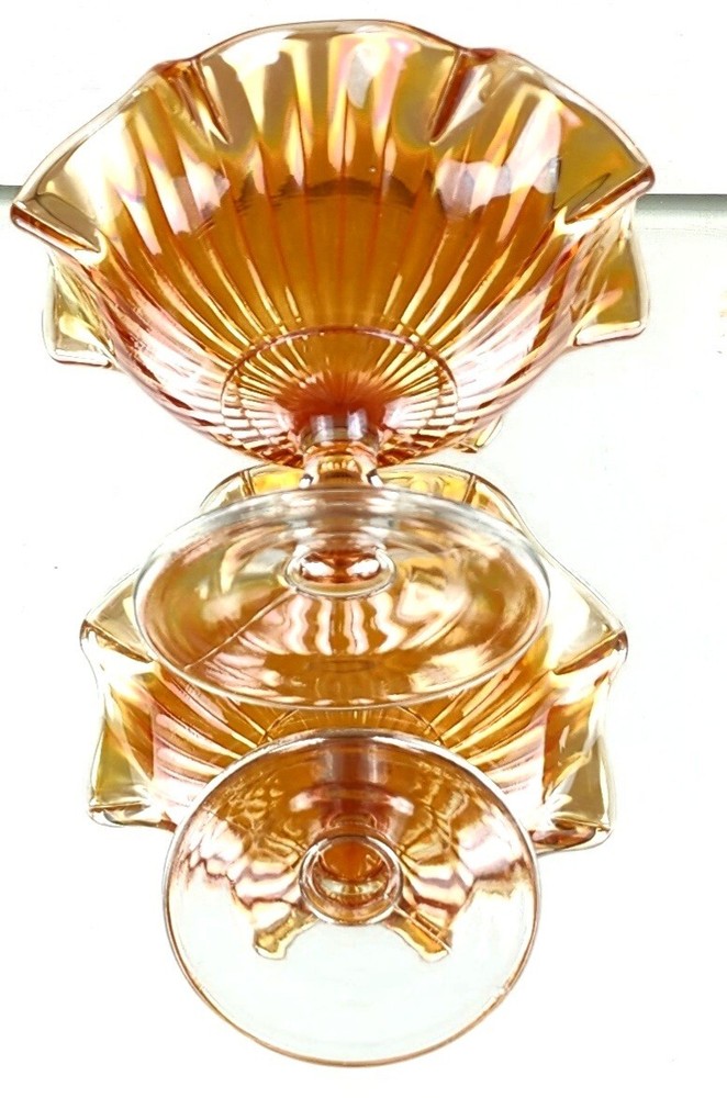 Carnival Glass Candy Dish