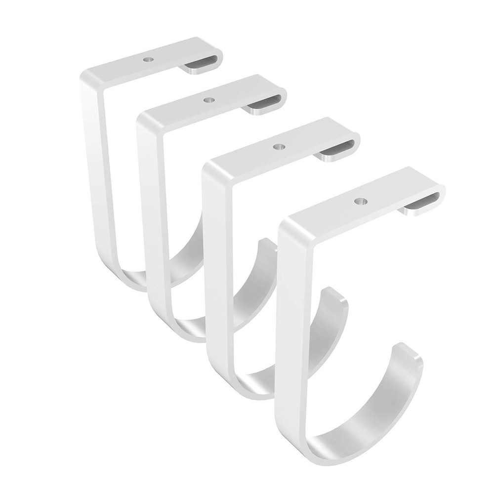 Garage Ceiling Storage Rack Add On Flat Hooks 4 Pack
