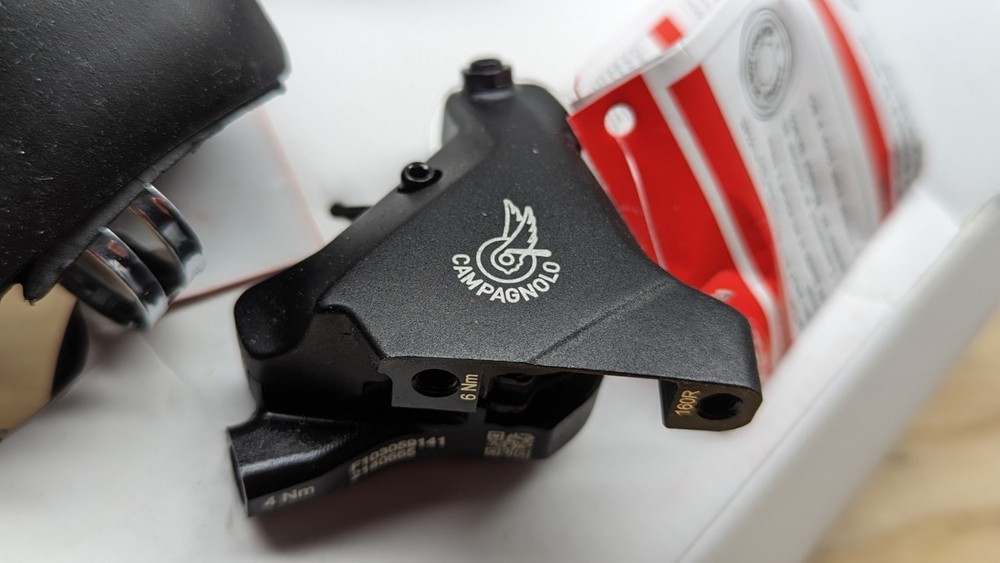 Campagnolo Super Record EPS right Electronic Shift Lever & Front Flat-Mount 160
