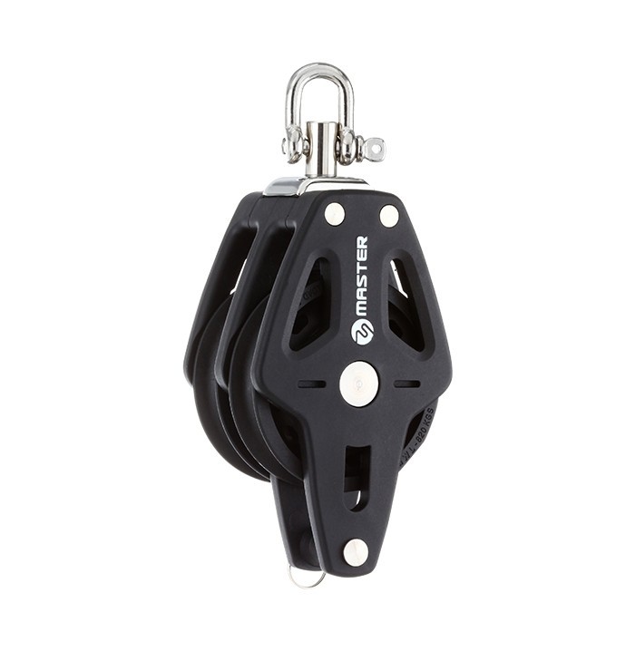 60mm Double Swivel Shackle Becket Block - Master BP-0604F