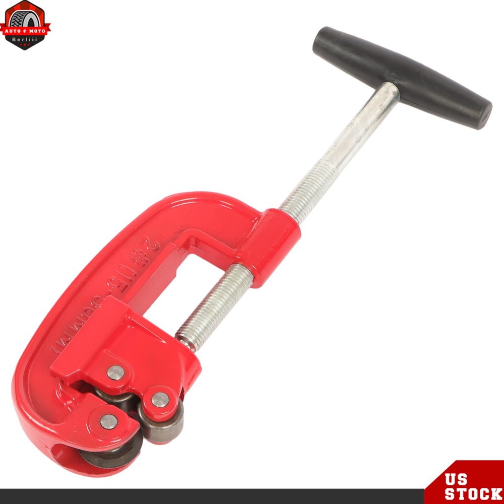 Handheld Pipe Threader Ratchet Typeand Pipe Cutter Threading Tool with 5Dies Set