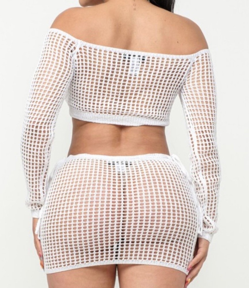 Knitted Skirt Set/Coverup