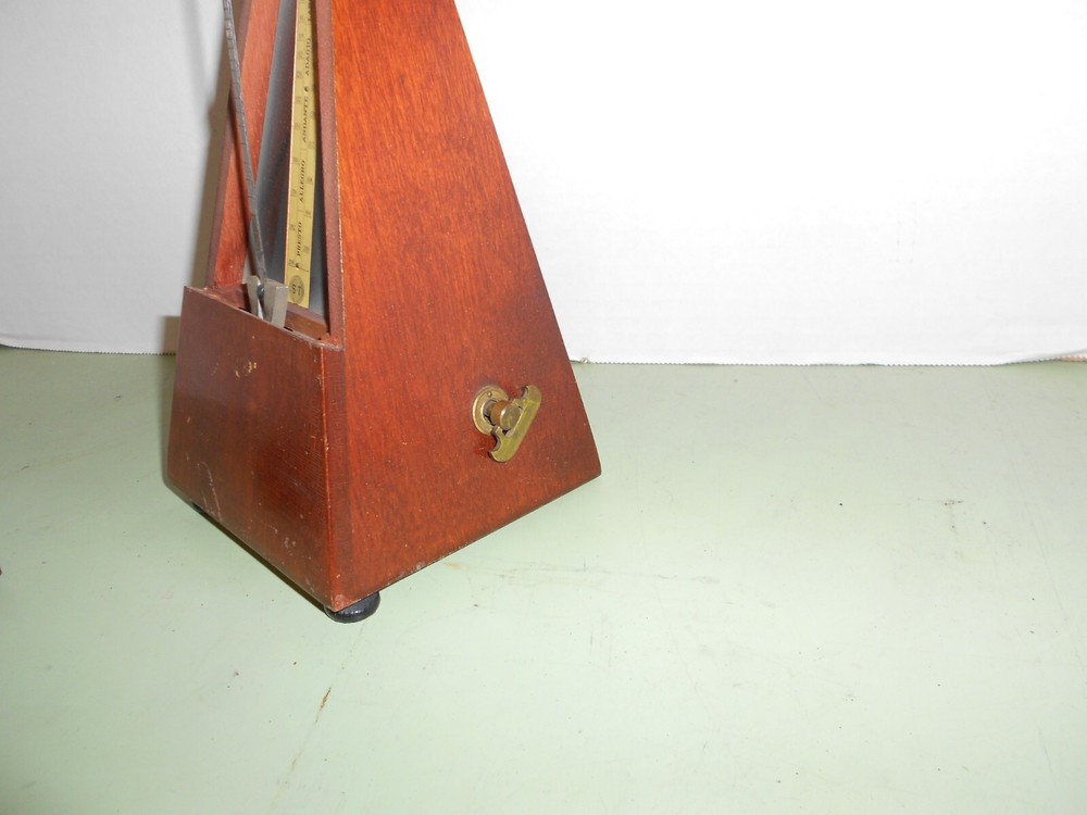 Antique De Maelzel Wood Metronome, Walnut ? case