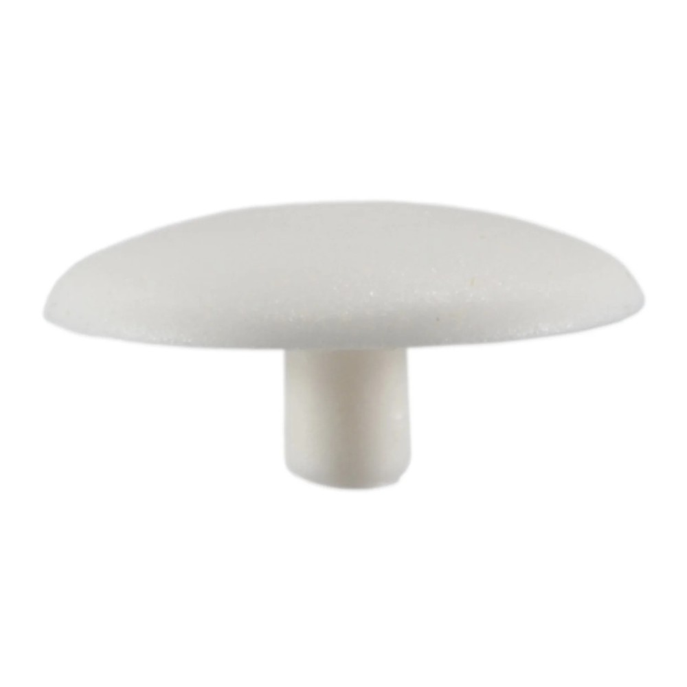5mm White Nylon Plastic Phillips Trim Caps (20 pcs.)