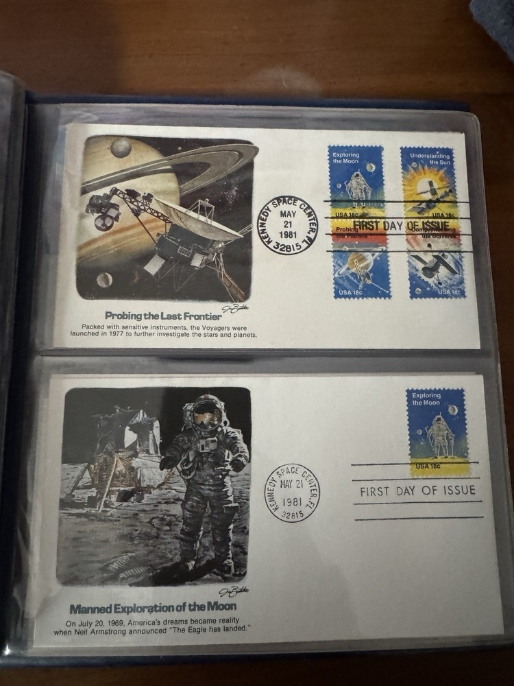 Fleetwood Space Shuttle Commemorative First Day Covers & Exploration Stamps