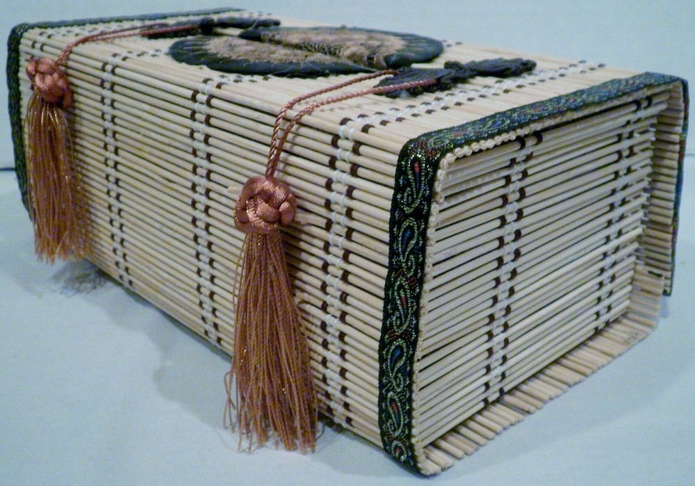 Rectangular Reed Tissue Box Cover