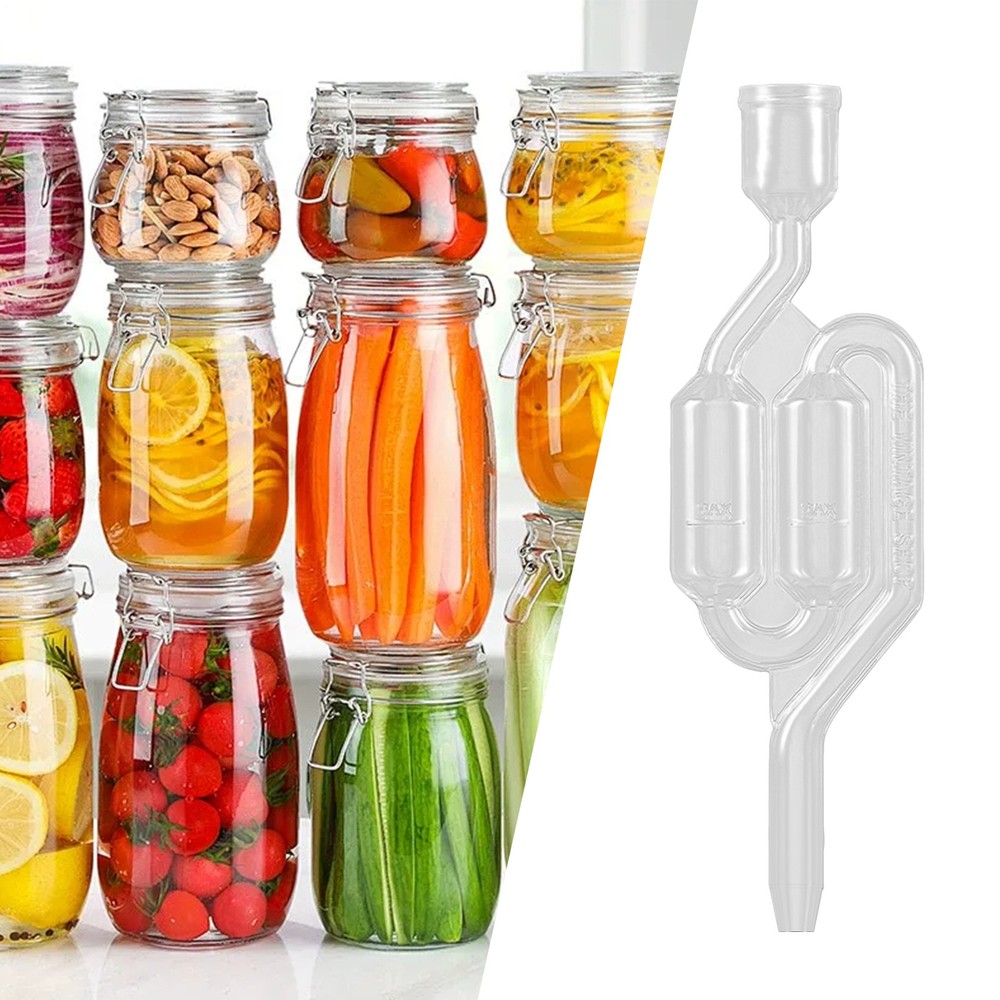 Brewing Airlock Clear Hydrolocks For Fermentation Airtight Equipment Enhanced