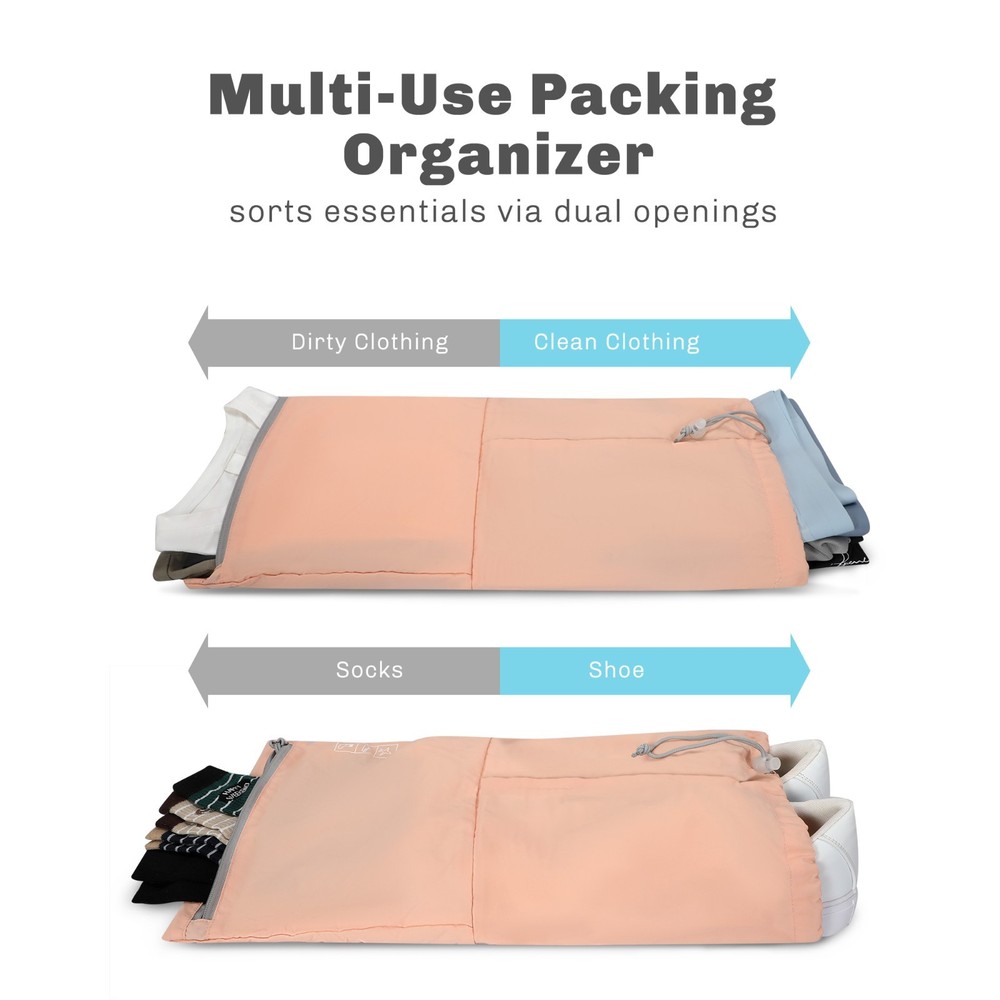 Hynes Eagle 4 Set Packing Cubes Travel Essentials Compression Organizer Bag