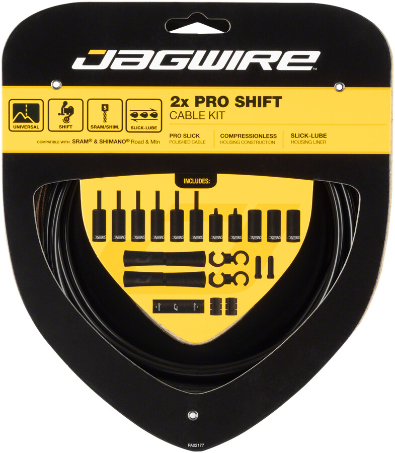 Jagwire Pro Shift Kit Road/Mountain SRAM/, Black