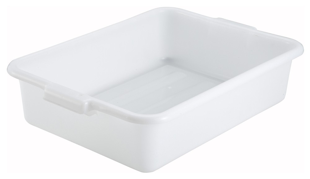 5" Dish Box, Standard Weight, White (12 Each)