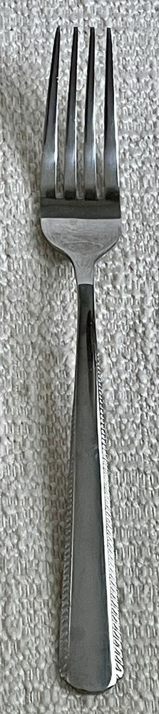 Oneida GABLE Stainless Glossy 3 Dinner Forks EXCELLENT