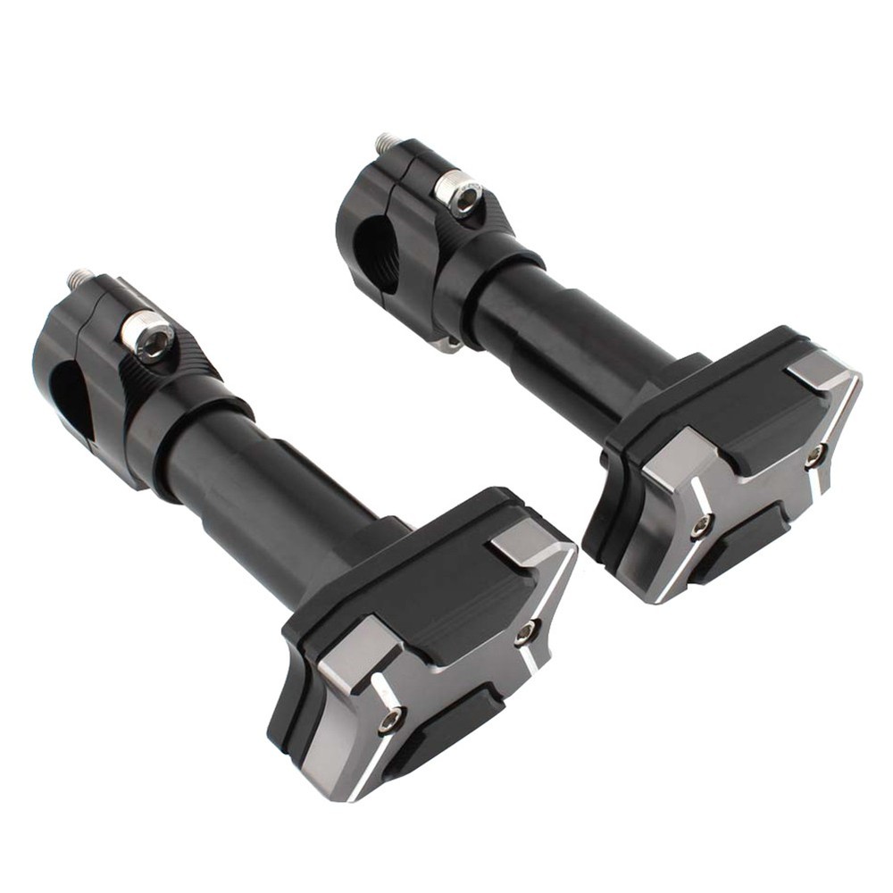 2x Universal Modified Engine Guard Crash Bar Frame Protector 22mm-30mm Titanium