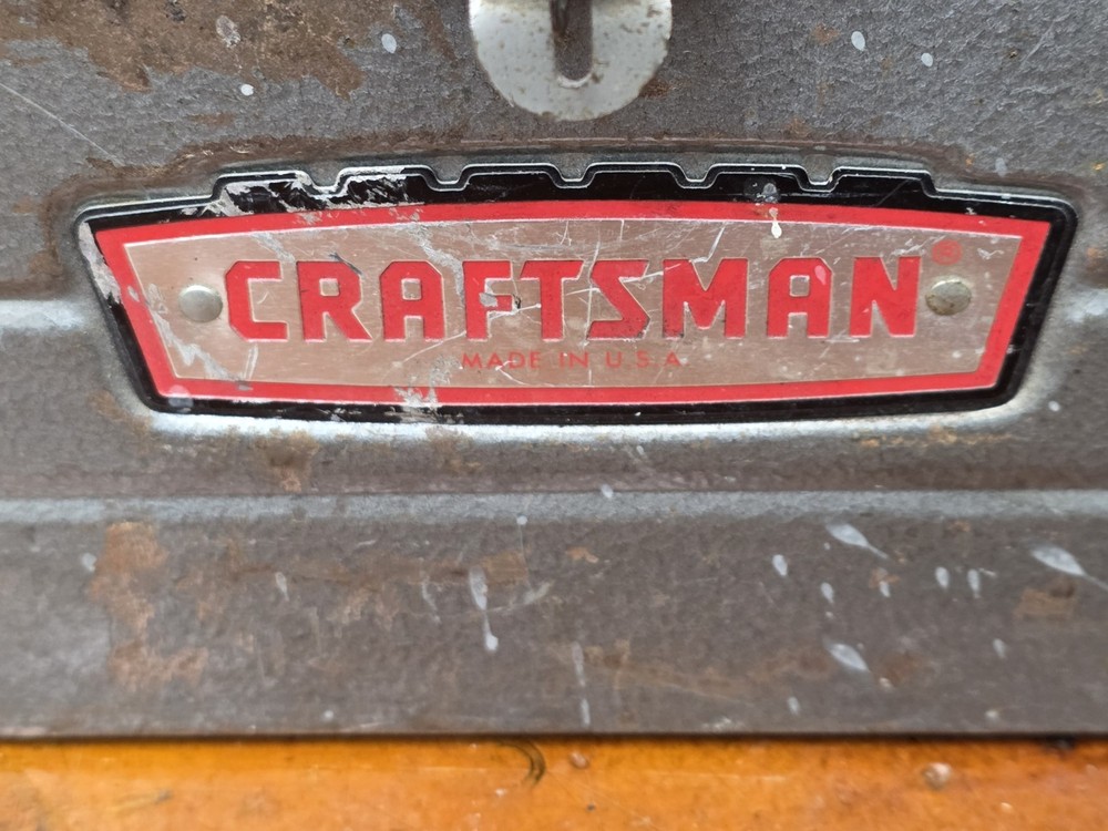 Vintage Craftsman Crown Logo Toolbox 65013